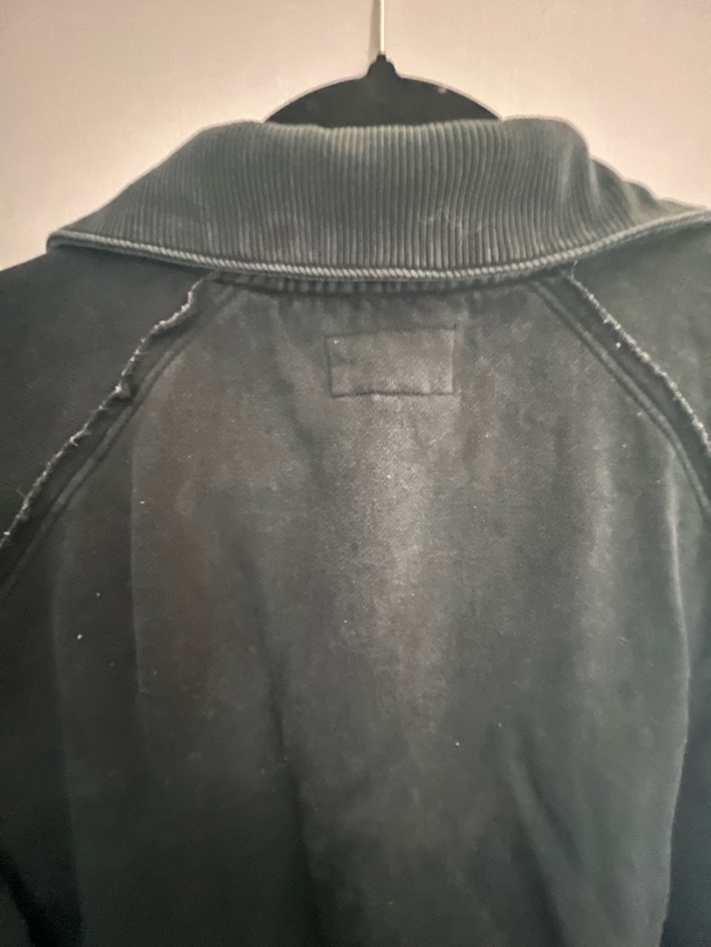 American Eagle Vintage-Inspired Black  Pullover-snap buttons.